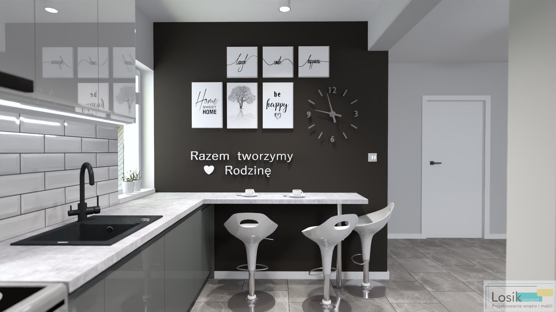 Projekt wnętrza Lewice